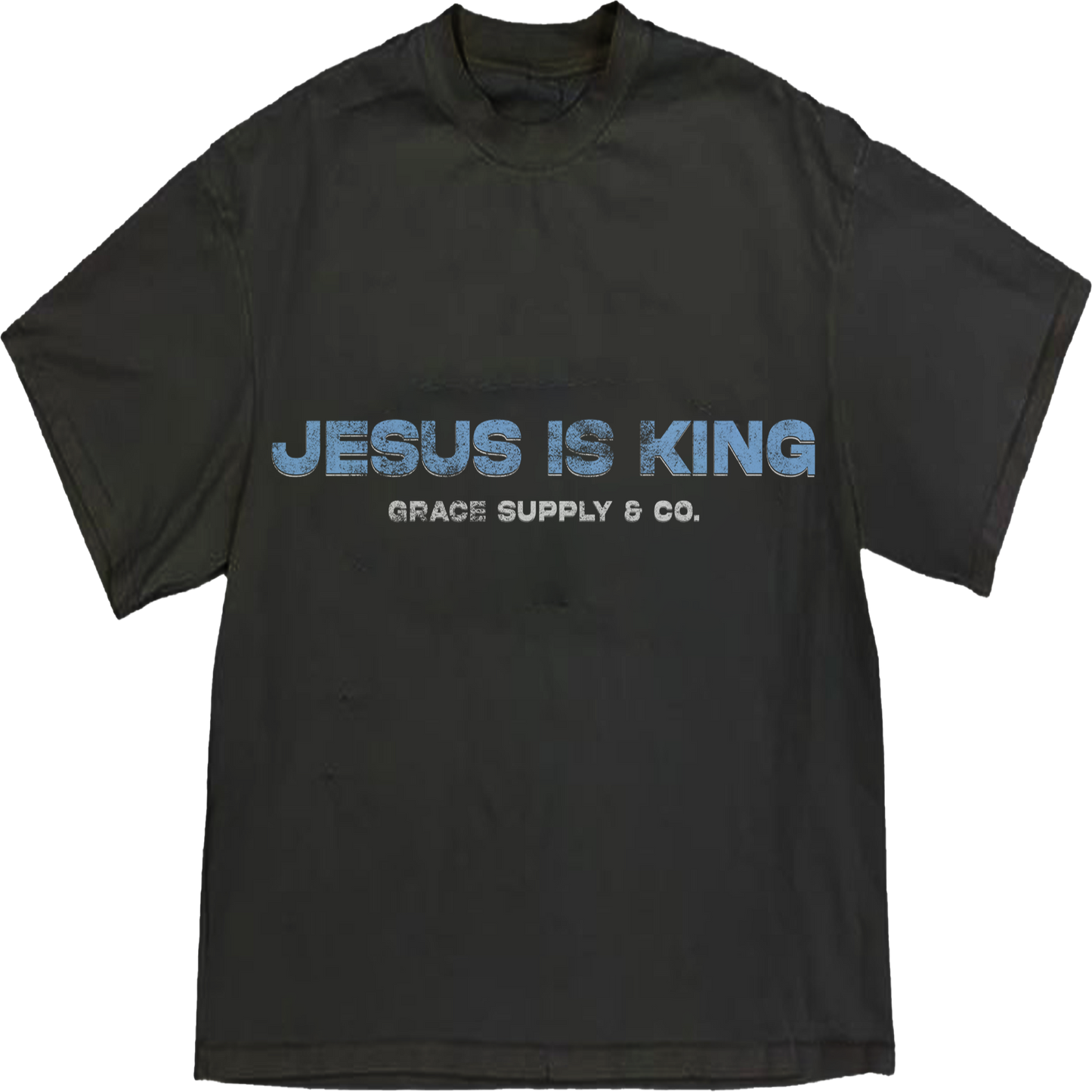 JESUS IS KING BOXY TEE
